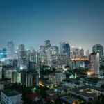 Aerial view of Bangkok, Thailand, illustrating the Destination Thailand Visa guide for digital nomads