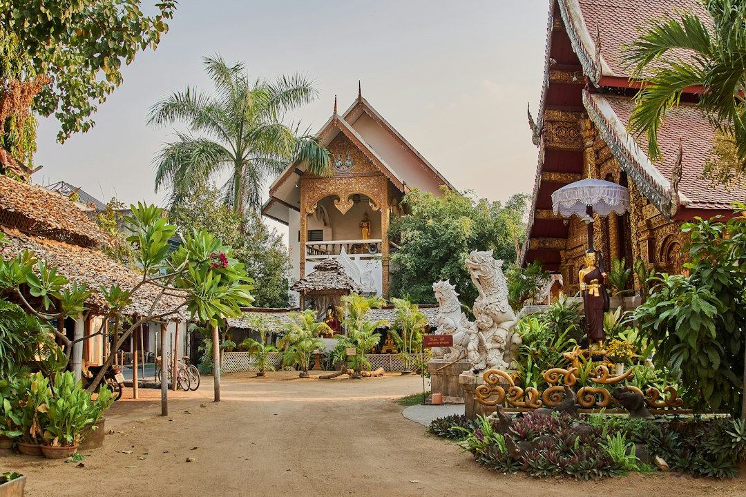 Wat Mahawan temple in Chiang Mai, Thailand, for a Bangkok versus Chiang Mai digital nomad comparison