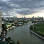 Manila, Philippines, skyline representing a digital nomad base
