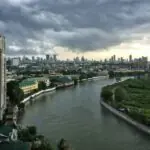 Manila, Philippines, skyline representing a digital nomad base