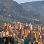 Medellín skyline with mountains for a longer-stay and social-life travel guide